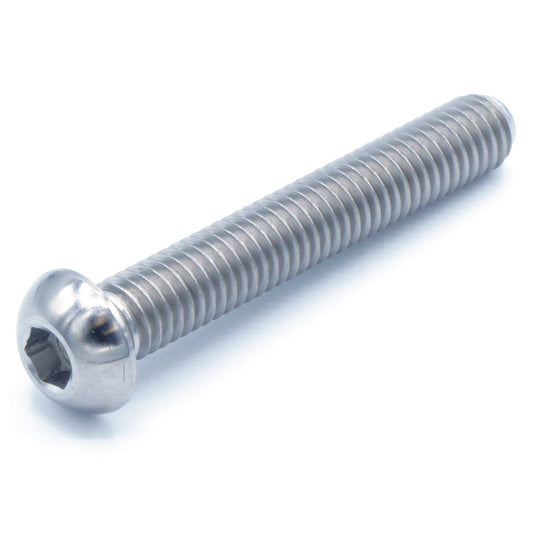 M6 x 1.00 x 40mm Titanium Button Head Bolt