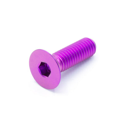 M6 x 1.00 x 20mm Titanium Countersunk Bolt