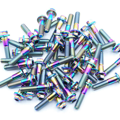 M8 × 32mm Titanium 3-Piece Wheel Assembly Hardware