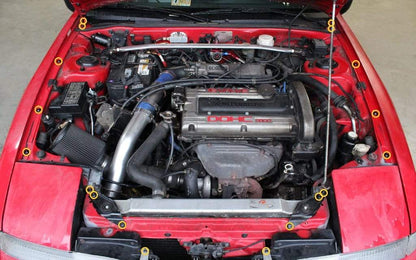 Mitsubishi 1G Eclipse (1990-1994) Titanium Partial Engine Bay Kit