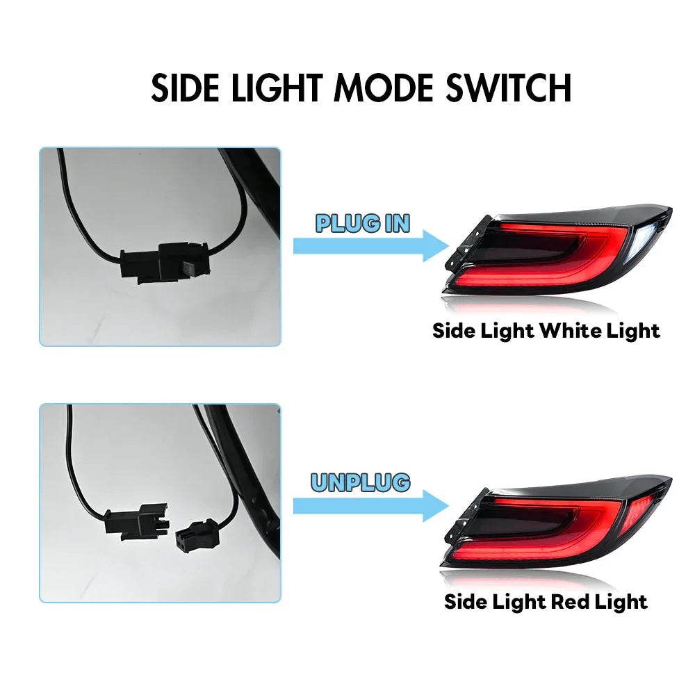 NTXGlow OEM Clear Style LED Tail Lights (2022–2025 Toyota GR86 / Subaru BRZ) - invoke concepts