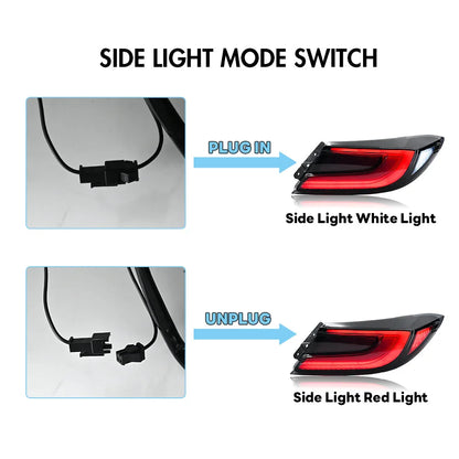 NTXGlow OEM Clear Style LED Tail Lights (2022–2025 Toyota GR86 / Subaru BRZ) - invoke concepts