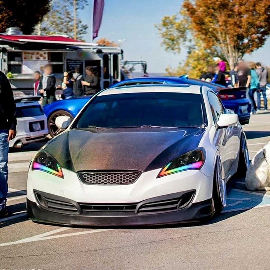 NTXGlow RGB Headlights (2009–2012 Hyundai Genesis Coupe BK1)