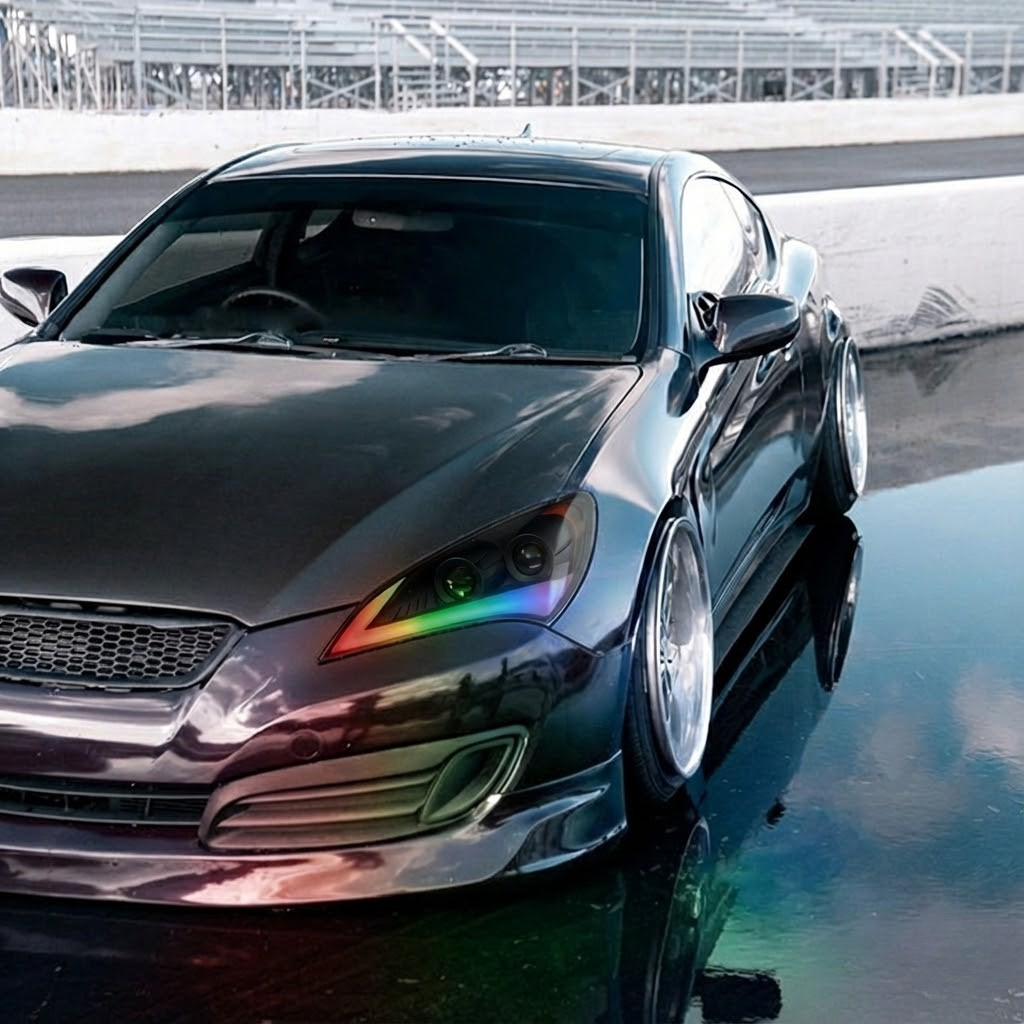 NTXGlow RGB Headlights (2009–2012 Hyundai Genesis Coupe BK1)