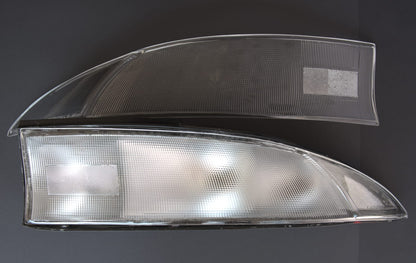 NTXGlow Clear Tail Light Lenses (1995–1999 Mitsubishi Eclipse 2G)