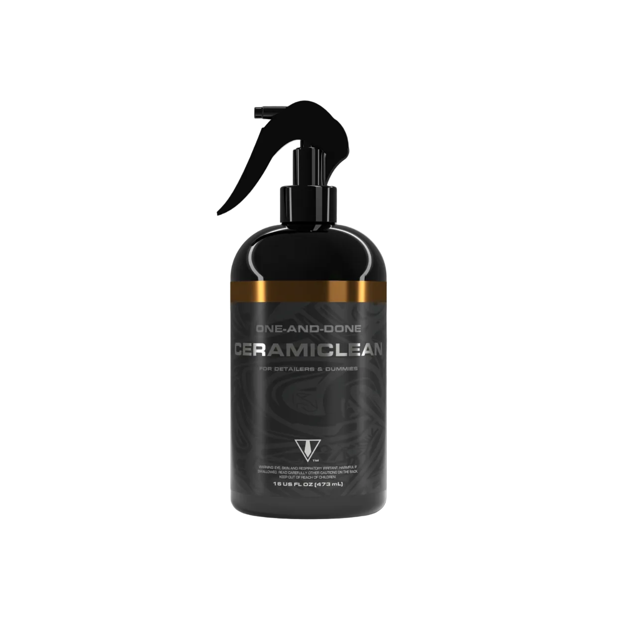 BLK TIE CeramiClean 16oz ceramic waterless car wash spray bottle