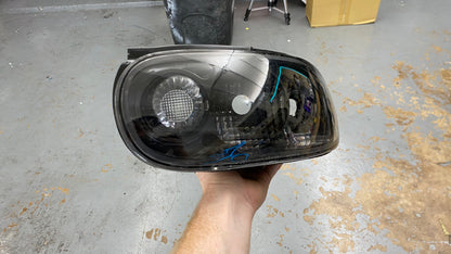 1990–1997 Mazda Miata All Black housing Tail Lights