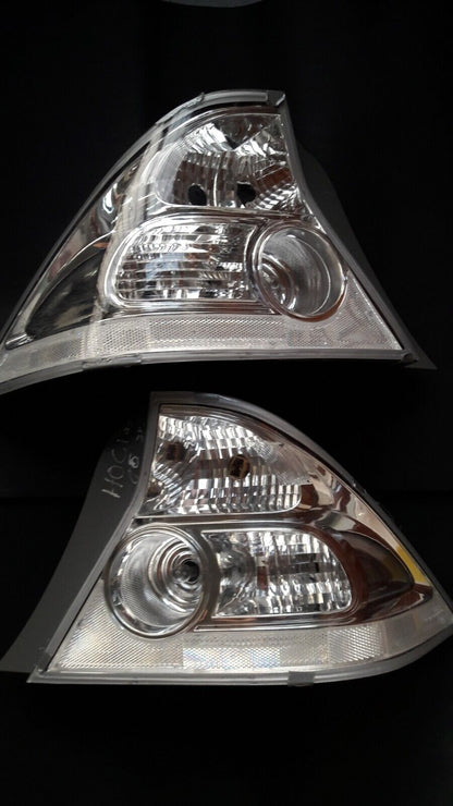 2004-2005 Honda Civic Coupe Clear Tail Light Lenses