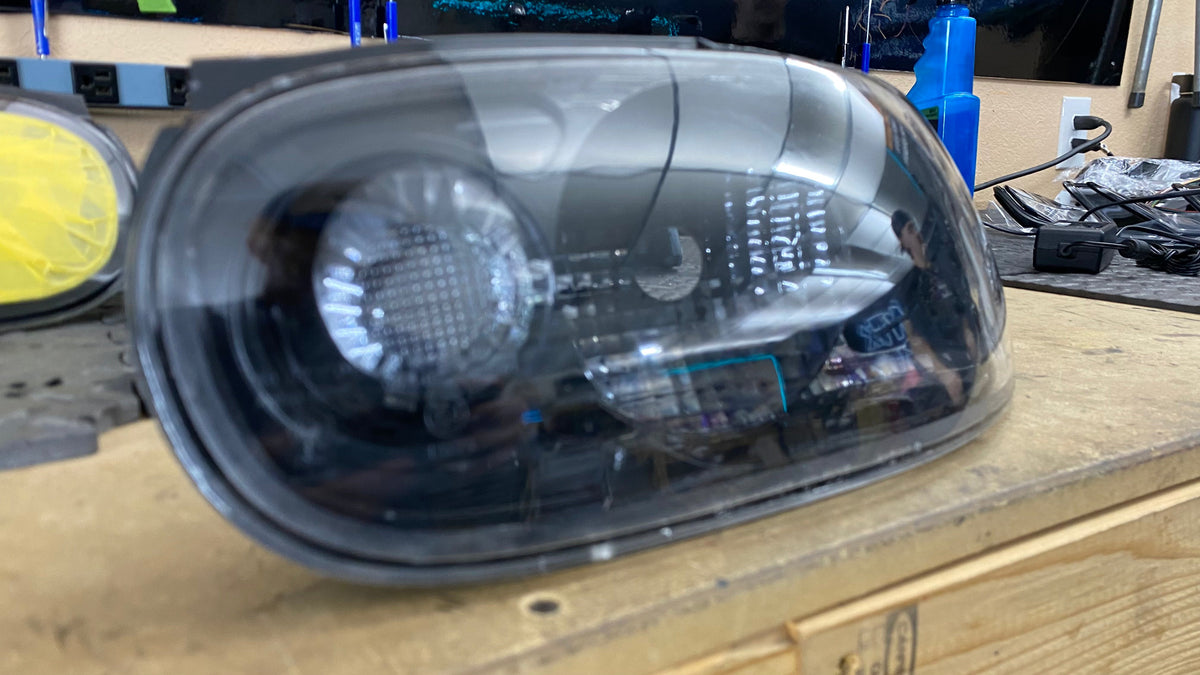 1990–1997 Mazda Miata All Black housing Tail Lights