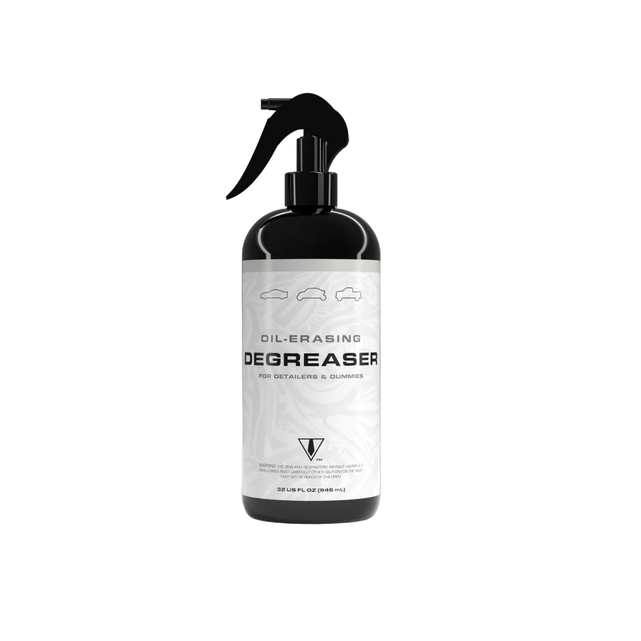 BLK TIE Oil-Erasing engine and surface degreaser spray bottle