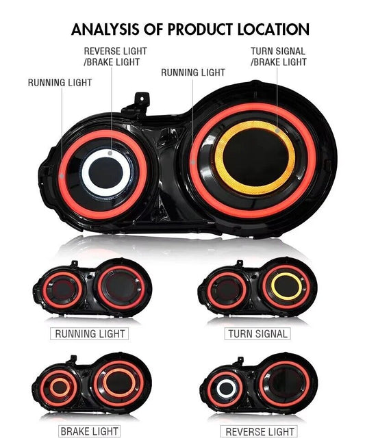 NTXGlow RGB or Plug-and-Play Tail Lights (2009–2024 Nissan GT-R R35)