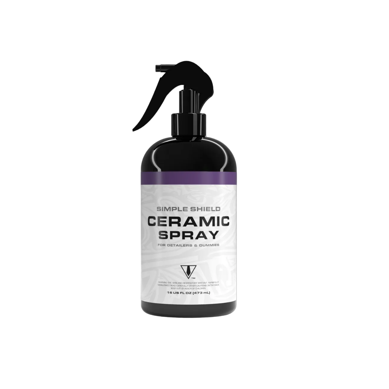 BLK TIE Simple Shield ceramic coating spray bottle on white background
