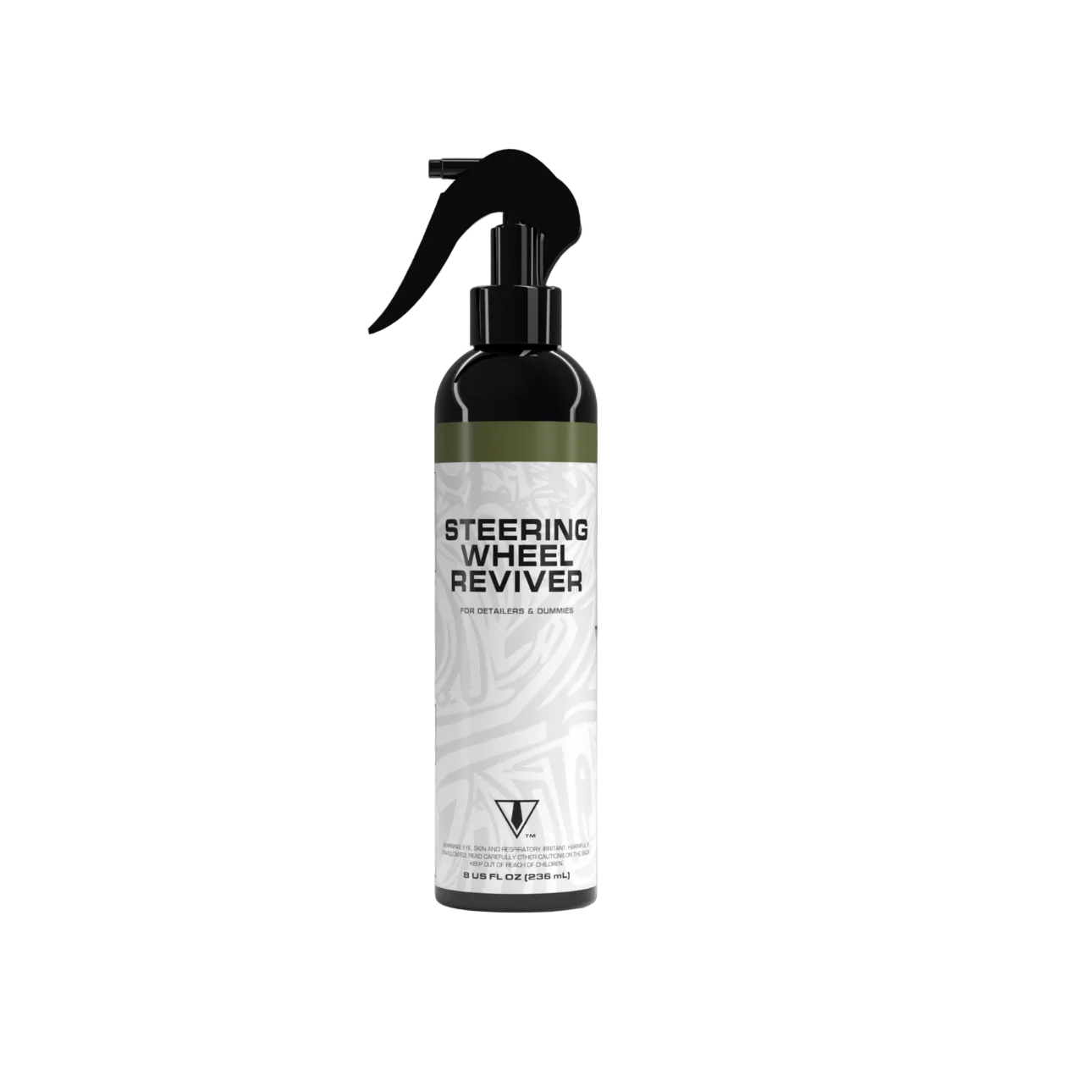 BLK TIE Steering Wheel Reviver leather cleaner and conditioner bottle